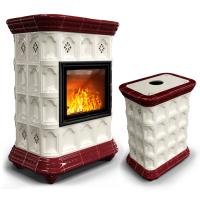 КимрПечь Истра центральный Вишня (комплектация: Облицовка для топки МЛ 700)