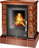 Печь-камин ABX Helvetia KPI, с кафельным цоколем, с допуском воздуха