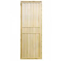 Дверь для бани глухая (размер в ассортименте)