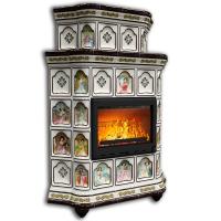 КимрПечь Истра угловой двухъярусный Муха (комплектация: Ладья-700)