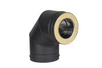 КПД ЧЕРНЫЙ Отвод сэндвич 90* ф250х330