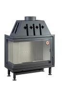 Топка Экокамин Альфа 1000 L / R два стекла