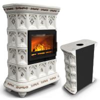 КимрПечь Истра пристенный Прованс (комплектация: Облицовка для топок Ладья-600, Antek)