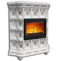 КимрПечь Истра угловой Птицы (комплектация: Облицовка для топок Ладья-700, Erik-700)