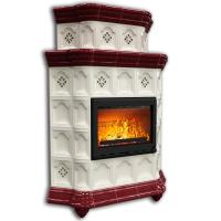 КимрПечь Истра угловой двухъярусный Вишня (комплектация: Ладья-600)