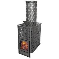 Печь для бани BLACK STOVE Венеция 22 Закрытая каменка из нержавеющей стали без выноса
