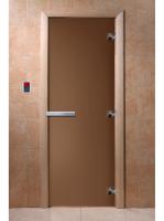 Дверь DoorWood Бронза "Люкс" матовая 0.8*2.0 (коробка ольха)