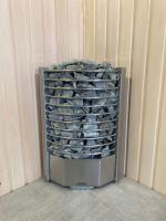 Печь Олимпия 4,5 кВт (4-8 м3) угловая РЭК Ресурс электрокаменка ЭКМ