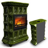 КимрПечь Истра пристенный Хвоя (комплектация: Ладья-600)