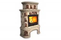 Камин КимрПечь Прованс с дровником пристенный двухъярусный Звери