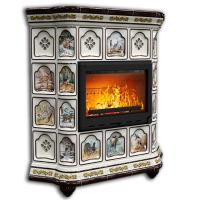 КимрПечь Истра угловой Звери (комплектация: Облицовка для топок Ладья-700, Erik-700)