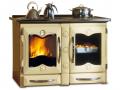 Печи-камины отопительно-варочные (с плитой /духовкой)