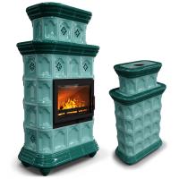 КимрПечь Истра центральный двухъярусный Волна (комплектация: Ладья-600)