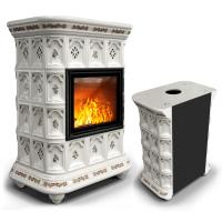 КимрПечь Истра пристенный Прованс (комплектация: Облицовка для топки МЛ 700)