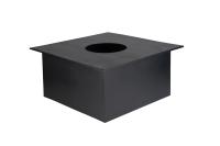 КПД ЧЕРНЫЙ Потолочно проходной узел 500х500 ф260 под сэндвич