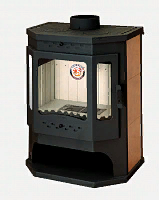 Печь-камин Бавария "Призматик" с плитой РК 186