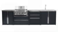Кухня HELIOS SMART с газовым грилем №2 (4 модуля) (HS-MK-G02-4)
