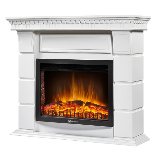 Комплект Портал Firelight Elegante 25 белый + Очаг Electrolux EFP/Р-2520LS N