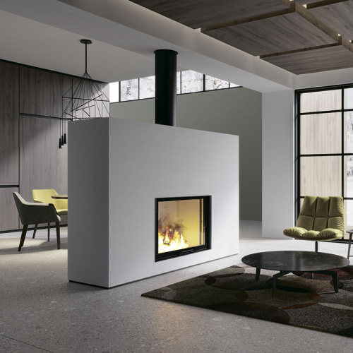 Топка Edilkamin WINDO 70 N BIANCO (футеровка белого цвета)