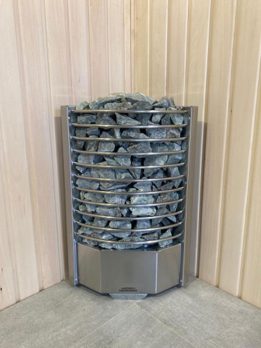 Печь Олимпия 6 кВт (6-10 м3) Угловая РЭК Ресурс электрокаменка ЭКМ