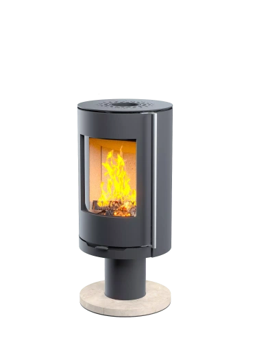 Печь-камин Астов R1.0 N (круглая задняя стенка)