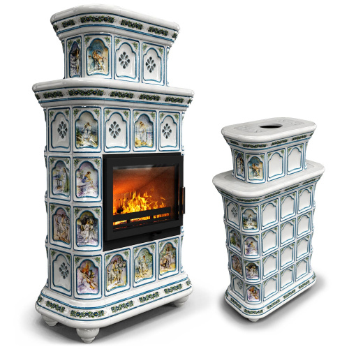 КимрПечь Истра центральный двухъярусный Фантазия