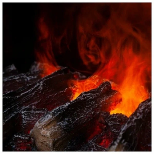 Комплект Портал Royal Flame Dublin арочный сланец темный дуб + Очаг Real Flame Oregan-S 3D BL