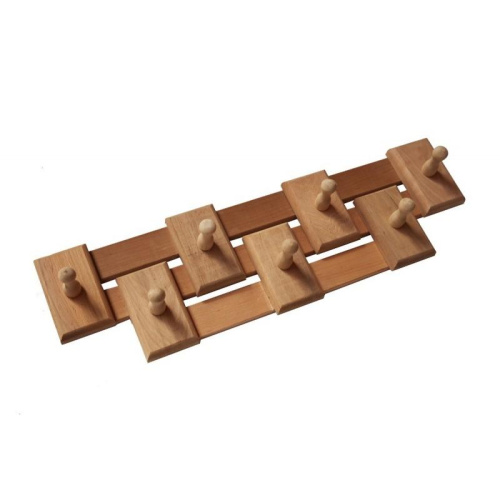 Вешалка Бондарь (Cooper) комбинированная 7 креплений ольха ВК-7