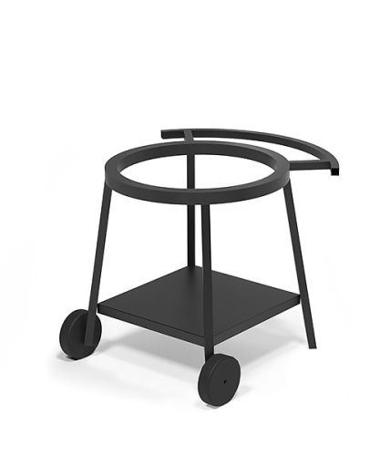 Мангал Везувий "Дачник" с чугунной решеткой "СТЕЙК" Ø 450мм на подставке