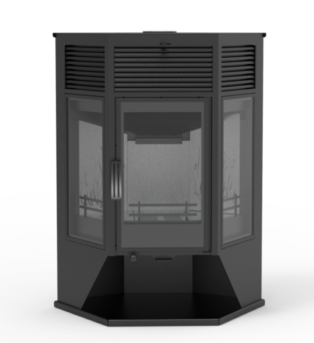 Печь-камин BLACK STOVE Хорс-13  