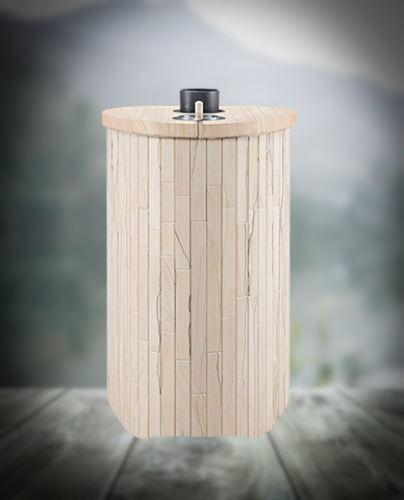 Печь для бани Ферингер Ламель Оптима "Окаменевшее дерево" наборный до 28 м³ (серия ПФ)