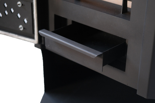 Печь-камин НМК стальная "Сибирь" 15 кВт