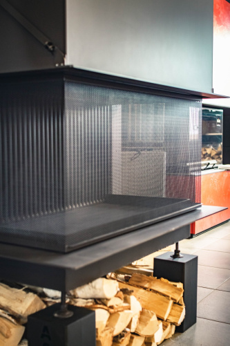 Топка АСТОВ ASTOV О1С 120\57 Открытая с Сеткой