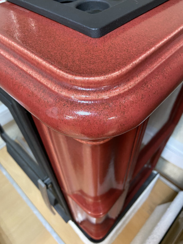 Печь-камин ABX Bavaria EXclusive кафельный цоколь