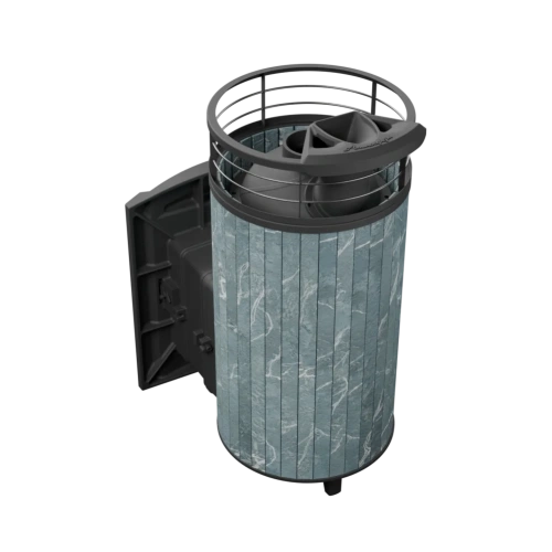 Печь банная «Атмосфера XL» ламель+сетка с газовой горелкой ПроМеталл