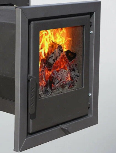 Печь для бани Варвара Каменка стекло