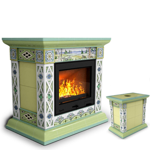 КимрПечь Билибин центральный Весна (топка: Ладья-600) (топка: Ладья-600)