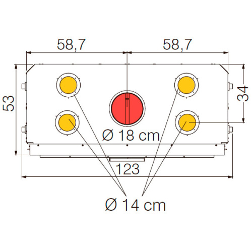 Топка Edilkamin WINDO 100 N BIANCO (футеровка белого цвета)