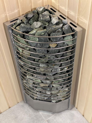 Печь Олимпия 9 кВт (9-15 м3) Угловая РЭК Ресурс электрокаменка ЭКМ