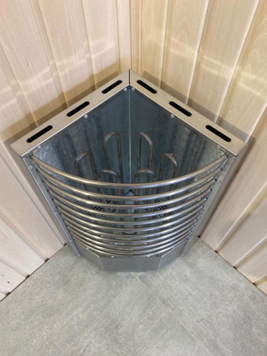 Печь Олимпия 6 кВт (6-10 м3) Угловая РЭК Ресурс электрокаменка ЭКМ