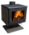 Печь-камин Варвара Гармония 807-Н черный